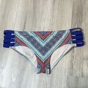 Eidon Tribal Print Bikini Bottoms Size Medium